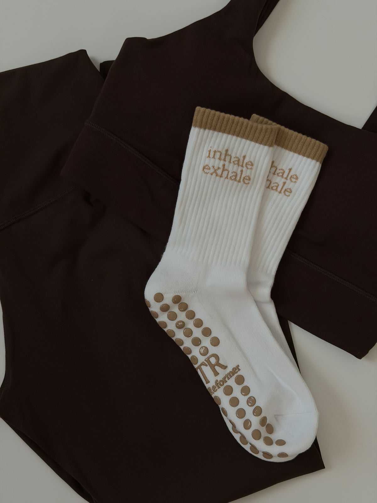 Inhale/Exhale Grip Sock