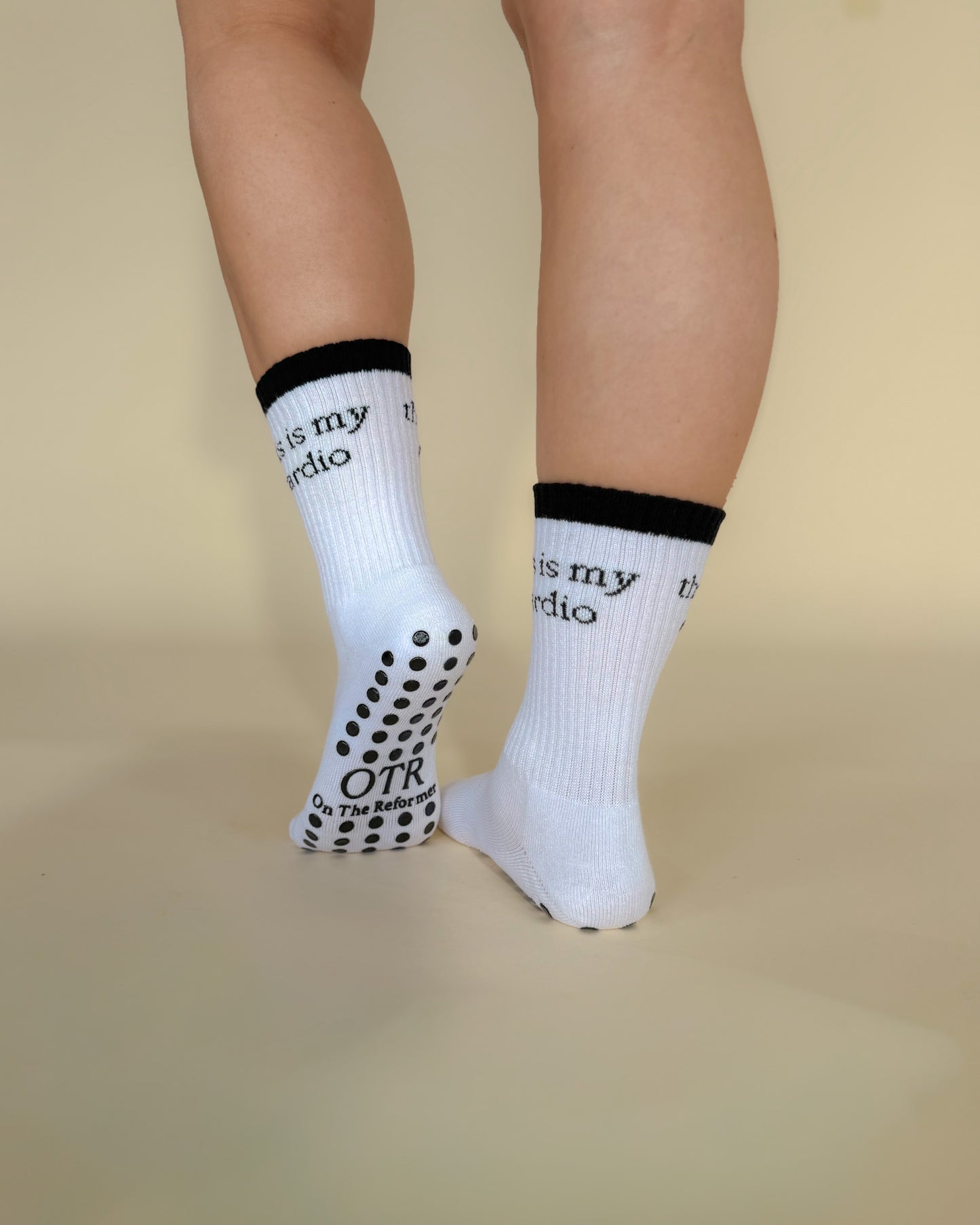 This Is My Cardio Grip Sock