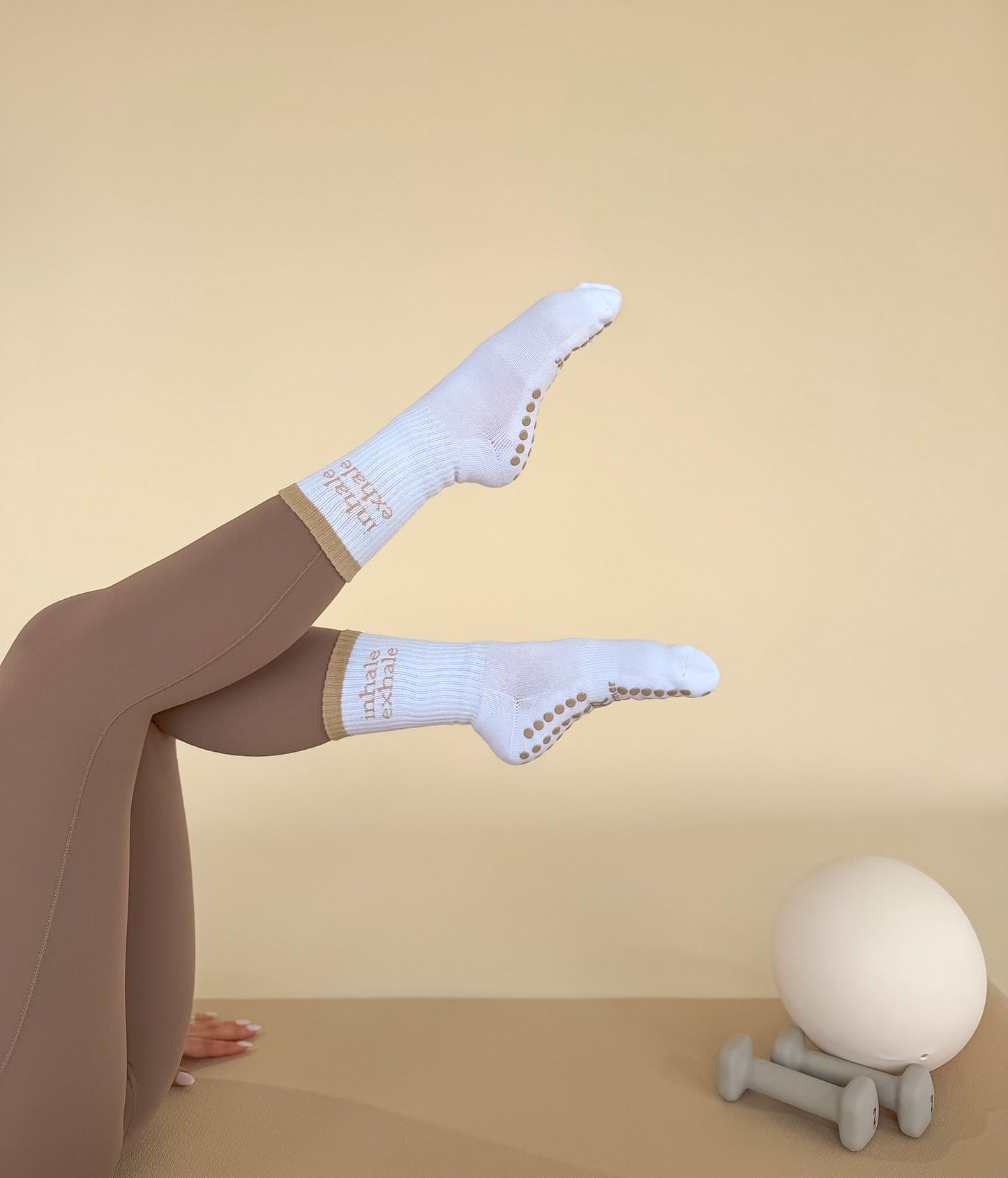 Inhale/Exhale Grip Sock