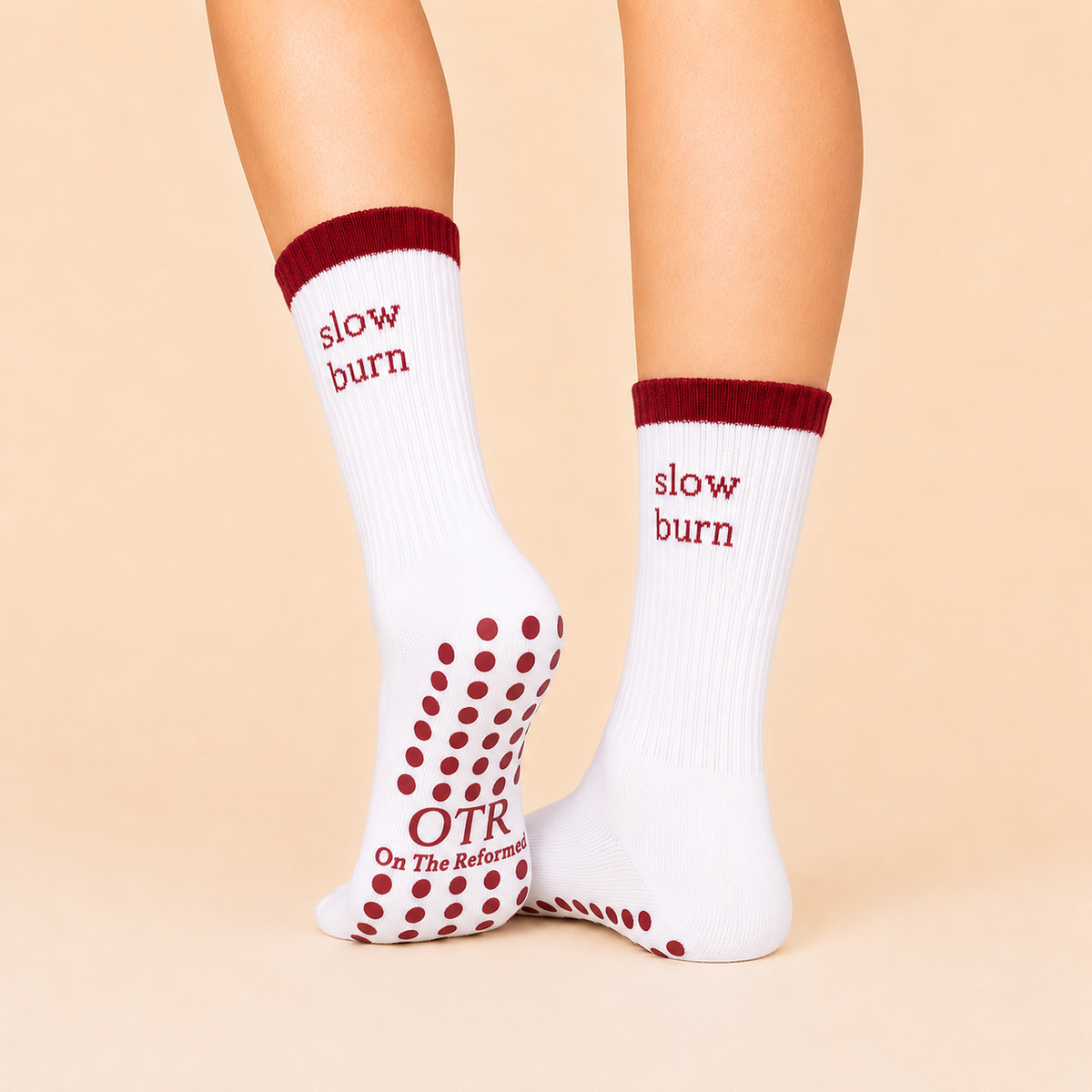 Slow Burn Grip Socks